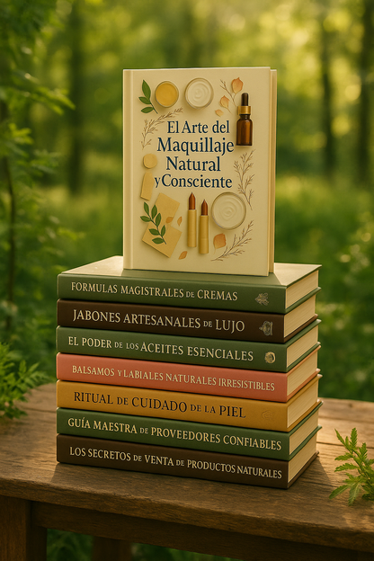 Compendio Sagrado con más de 130 Fórmulas Rituales para tu Piel, tu Belleza y tu Negocio Consciente.