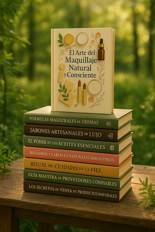 Compendio Sagrado con más de 130 Fórmulas Rituales para tu Piel, tu Belleza y tu Negocio Consciente.