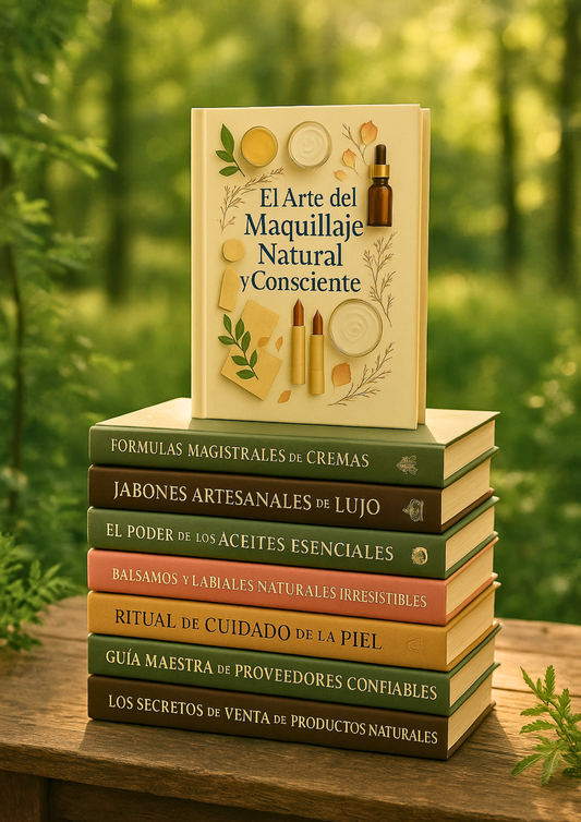 Compendio Sagrado con más de 130 Fórmulas Rituales para tu Piel, tu Belleza y tu Negocio Consciente.