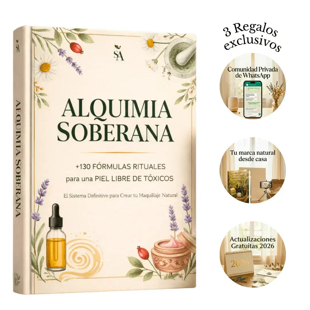 ALQUIMIA SOBERANA™ El sistema para crear tu propio maquillaje libre de tóxicos