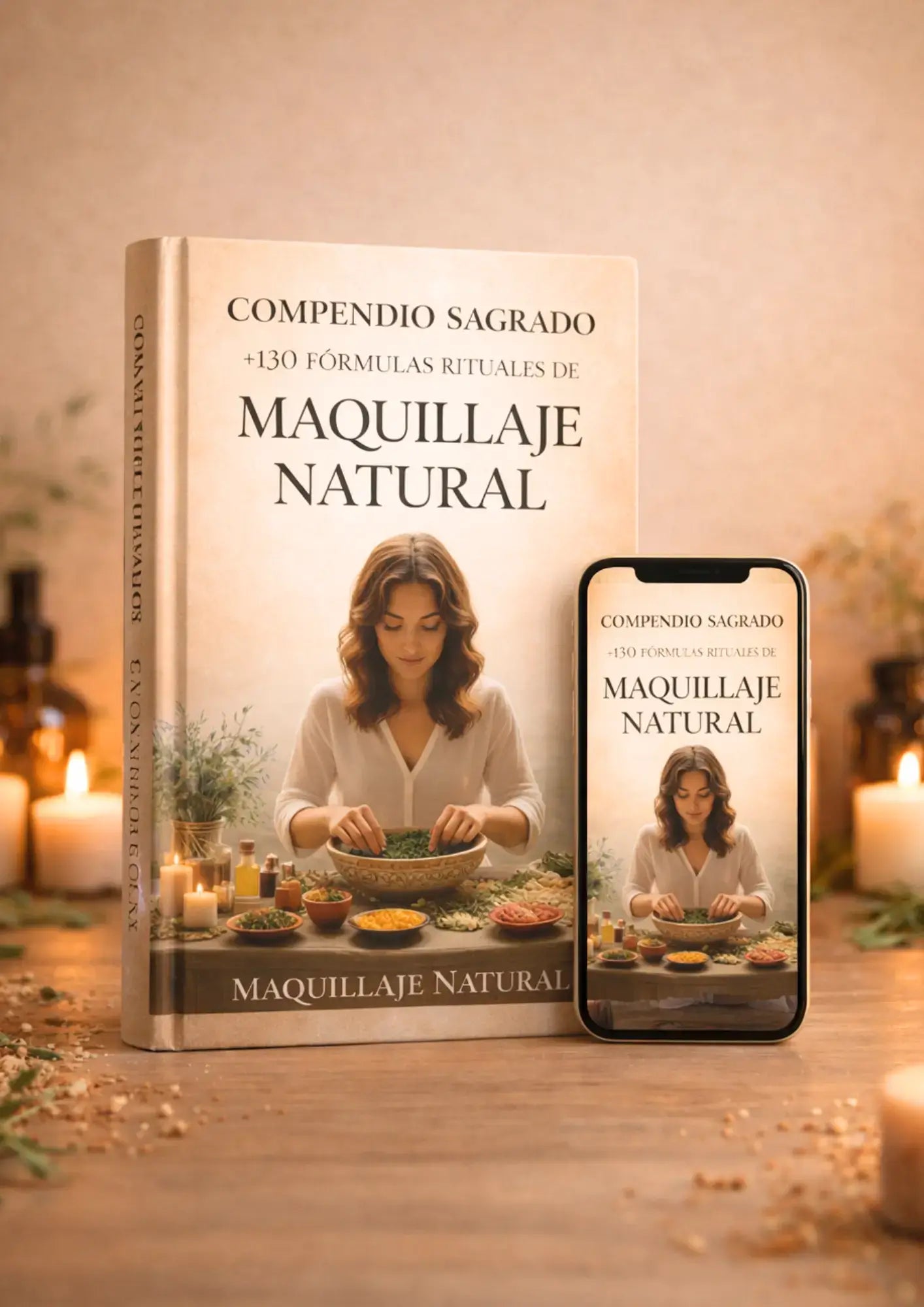 Descubre el Compendio Sagrado: +130 Fórmulas Rituales que Transforman tu Piel, tu Belleza y tu Negocio Consciente.